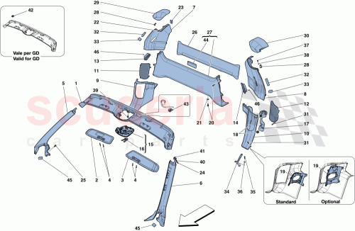 Part Diagram for Ferrari 85136300