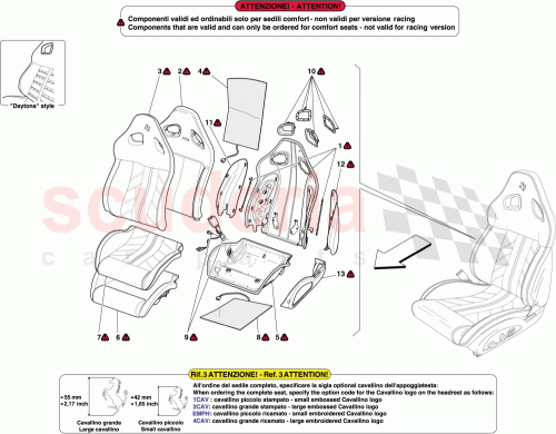 Part Diagram for Ferrari 80997500