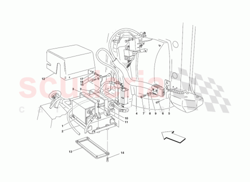 Part Diagram for Ferrari 14305521