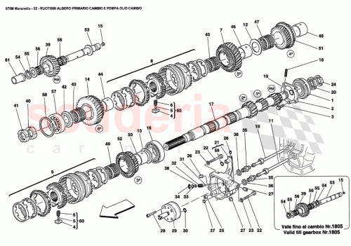 Part Diagram for Ferrari 189117