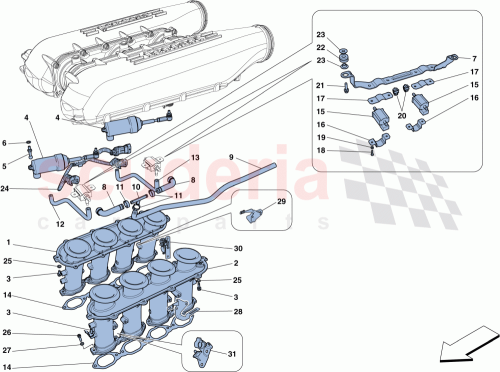 Part Diagram for Ferrari 279780