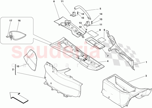 Part Diagram for Ferrari 83213700