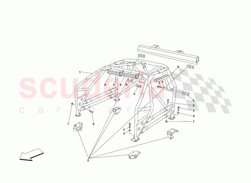 Part Diagram for Ferrari 69744900