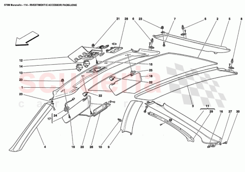 Part Diagram for Ferrari 645970