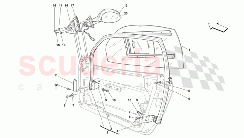 Part Diagram for Ferrari 65984000
