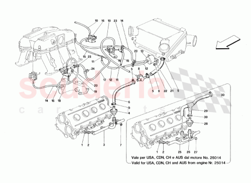 Part Diagram for Ferrari 145702