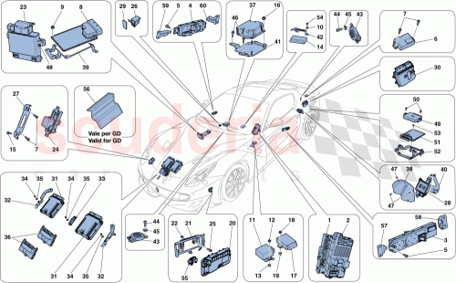 Part Diagram for Ferrari 295945