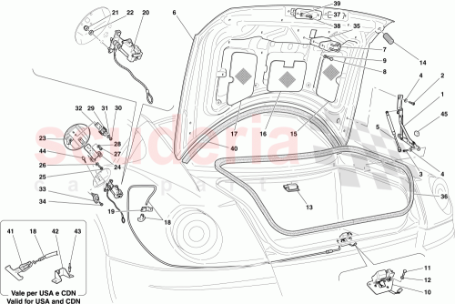 Part Diagram for Ferrari 68057510