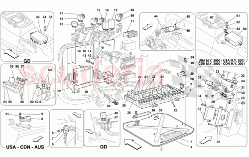 Part Diagram for Ferrari 178295