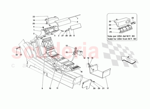 Part Diagram for Ferrari 633410
