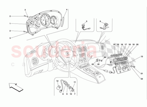 Part Diagram for Ferrari 180732