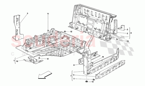 Part Diagram for Ferrari 64277000