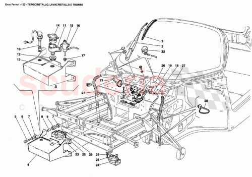 Part Diagram for Ferrari 67419800
