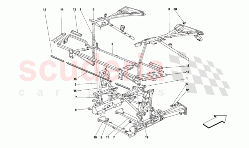 Part Diagram for Ferrari 63664400