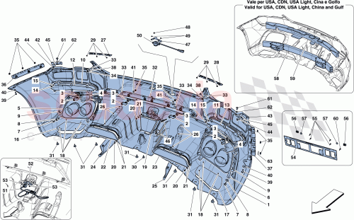 Part Diagram for Ferrari 86864700