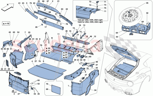 Part Diagram for Ferrari 87335200