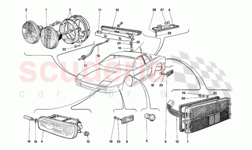 Part Diagram for Ferrari 150749