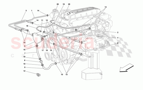 Part Diagram for Ferrari 167937