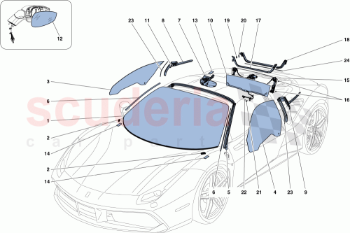 Part Diagram for Ferrari 84801200