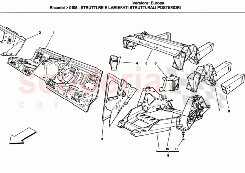 Part Diagram for Ferrari 985240155