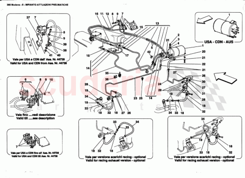 Part Diagram for Ferrari 178420