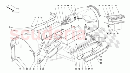 Part Diagram for Ferrari 65020600