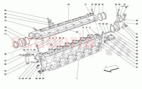 Part Diagram for Ferrari 151675