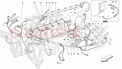 Part Diagram for Ferrari 163132