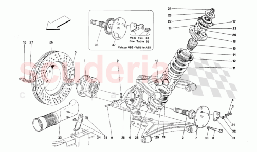 Part Diagram for Ferrari 149342