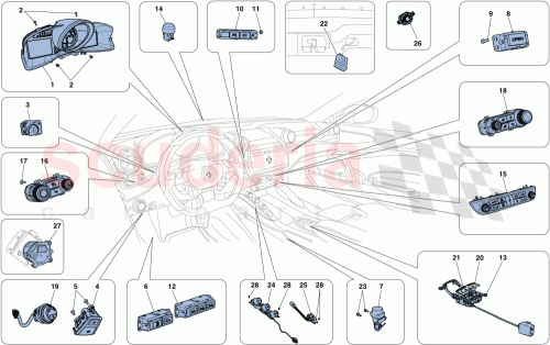 Part Diagram for Ferrari 333273