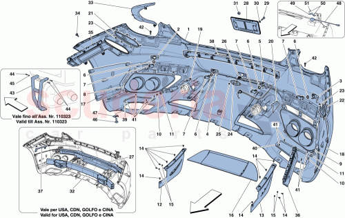 Part Diagram for Ferrari 86014700