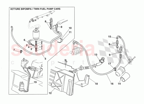 Part Diagram for Ferrari 172439