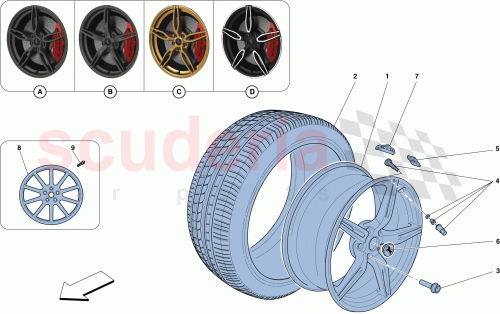 Part Diagram for Ferrari 310803