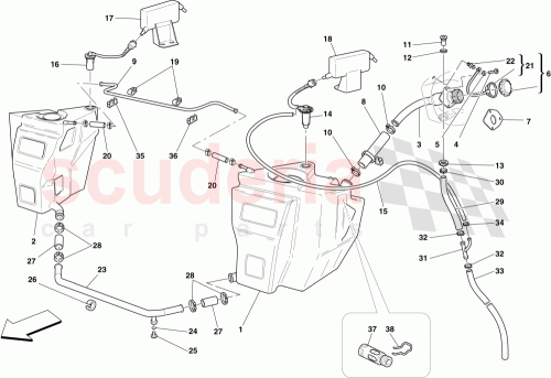 Part Diagram for Ferrari 244884