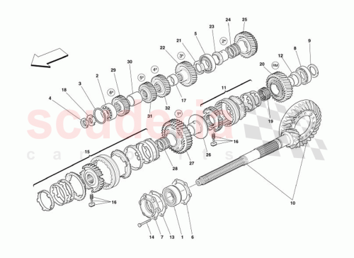 Part Diagram for Ferrari 189525