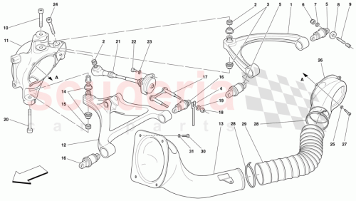 Part Diagram for Ferrari 181558