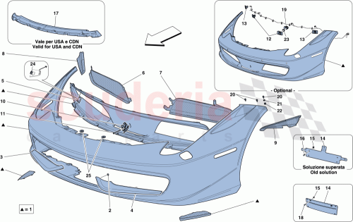 Part Diagram for Ferrari 81368400