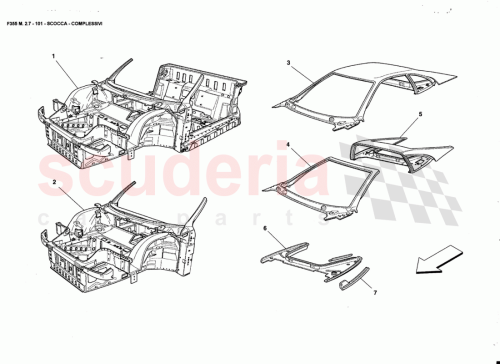 Part Diagram for Ferrari 64924800