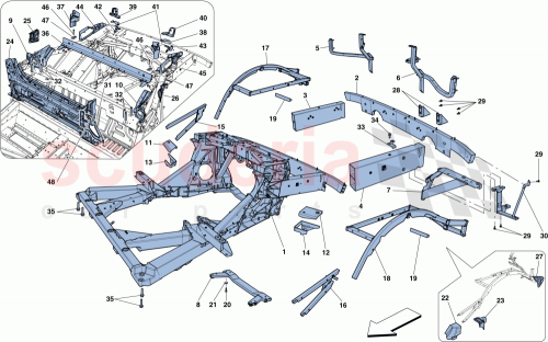 Part Diagram for Ferrari 83959000