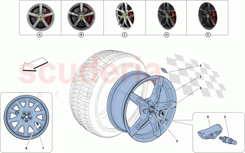Part Diagram for Ferrari 327113