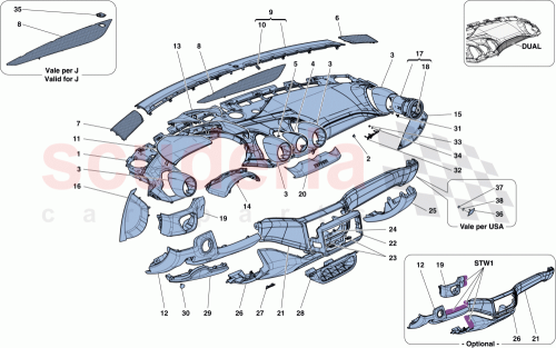 Part Diagram for Ferrari 85610300