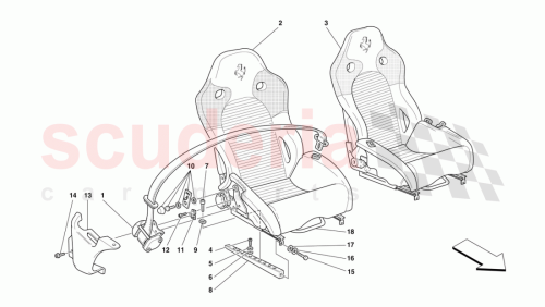 Part Diagram for Ferrari 65096800