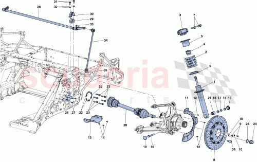 Part Diagram for Ferrari 283024