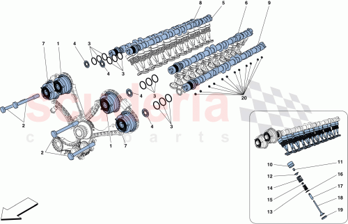Part Diagram for Ferrari 320911