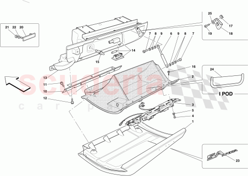 Part Diagram for Ferrari 84192300