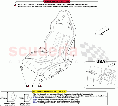Part Diagram for Ferrari 83696500
