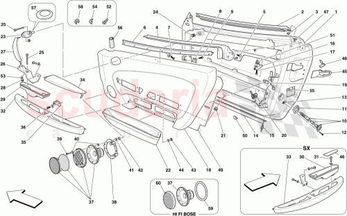 Part Diagram for Ferrari 65011500