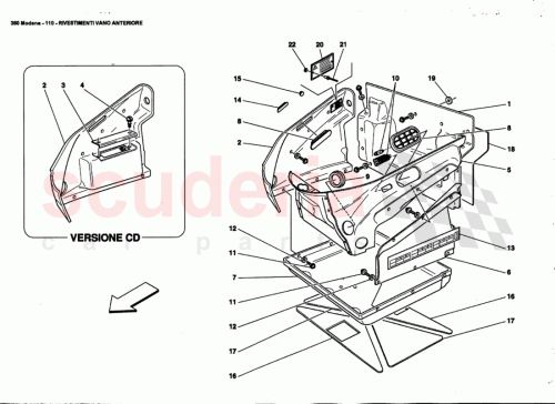 Part Diagram for Ferrari 65715100