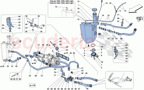 Part Diagram for Ferrari 311558