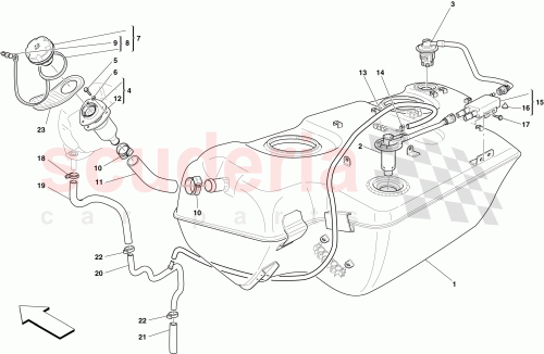 Part Diagram for Ferrari 226217